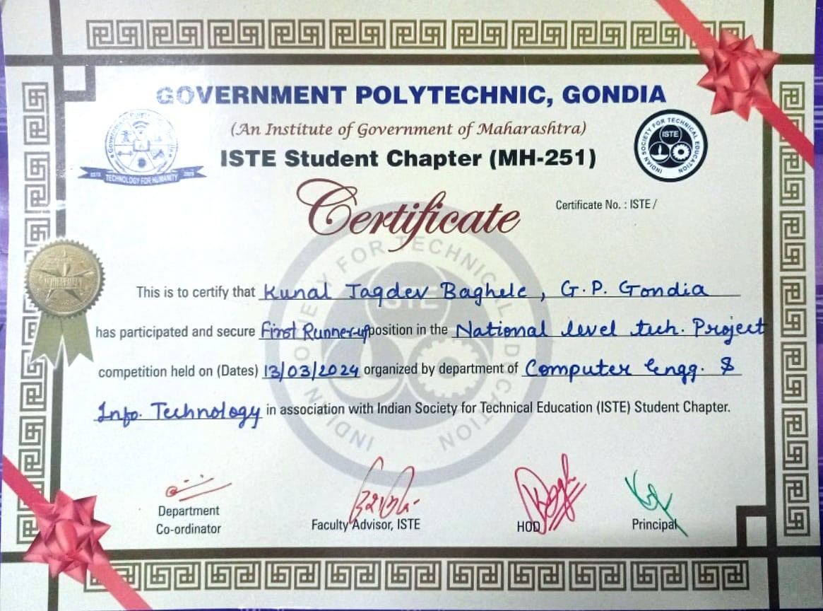 Certificate 1
